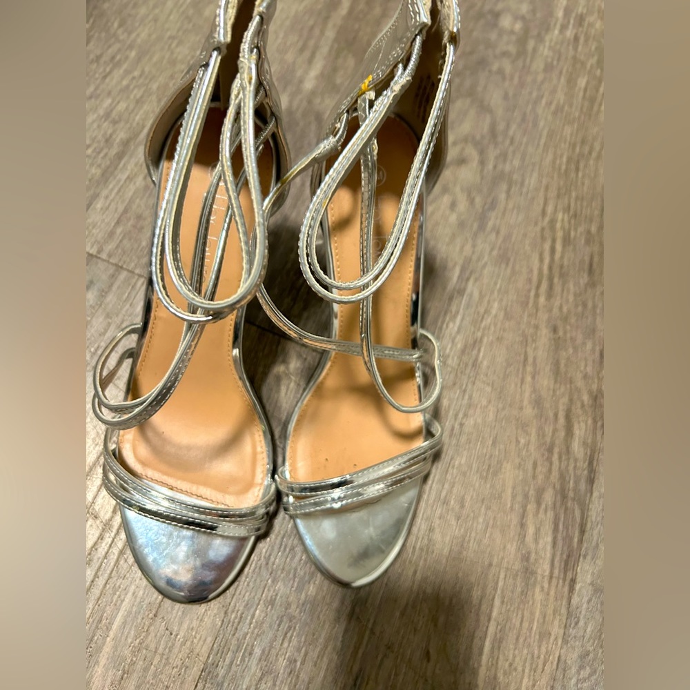 Silver heels